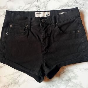 Garage retro high waist jean shorts